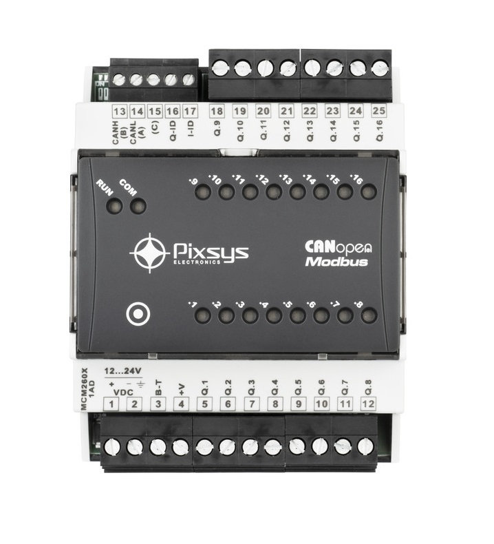 expansion module for digital and analogue signals