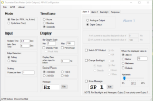 APM Rate Meter Software