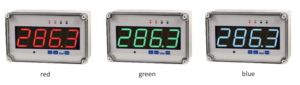 Multi Colour Large Digit Display