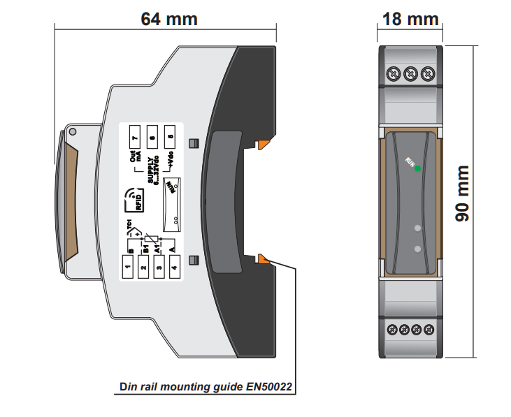 Temperature-Transmitter-Dimmensions