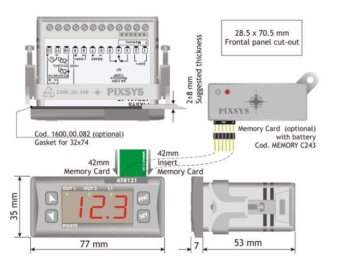 Atr121 temperature controller relay output
