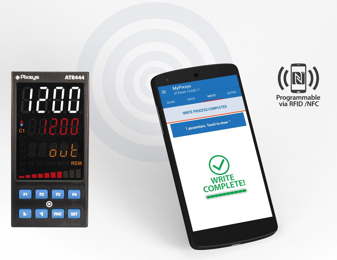 ATR444 Temperature controller smartphone