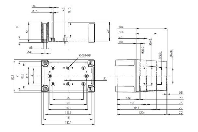 Panel meter 4 relay outputs