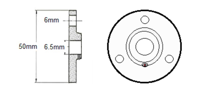 K Thermocouple Flange