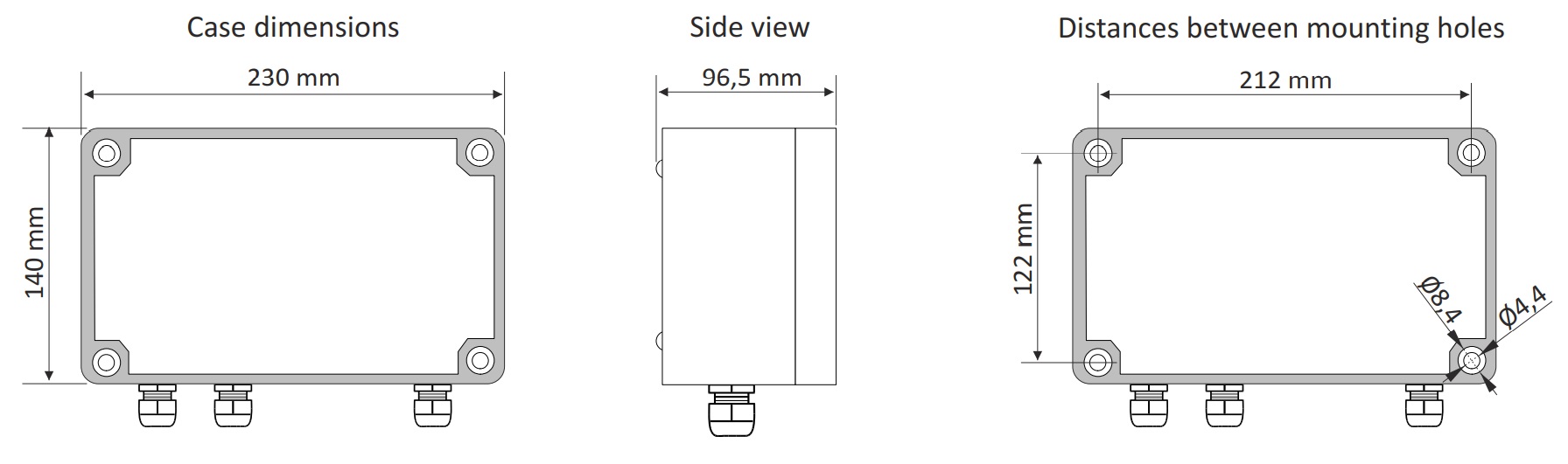 Large Digit Display Dimmensions