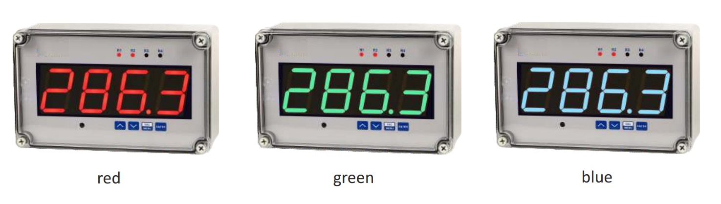 Multi Colour Large Digit Display