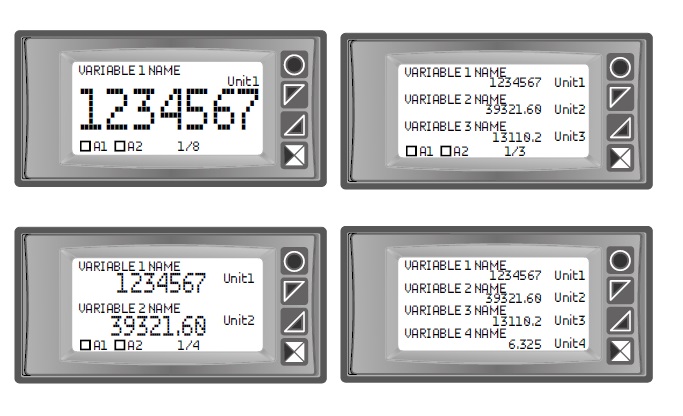 Modbus display