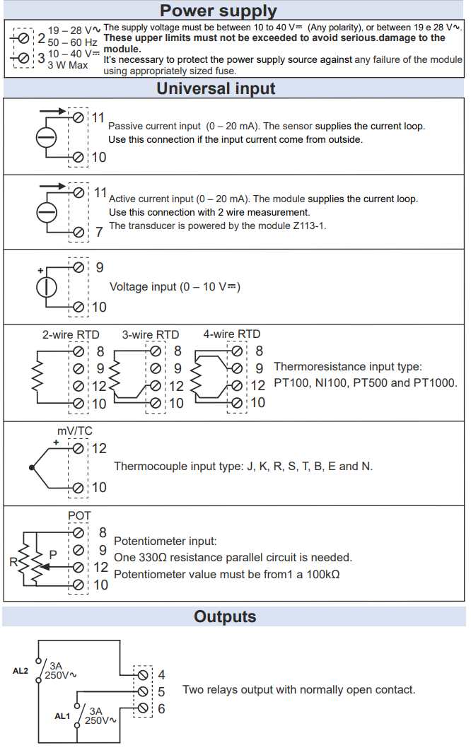 Trip-Amplifier-Connections